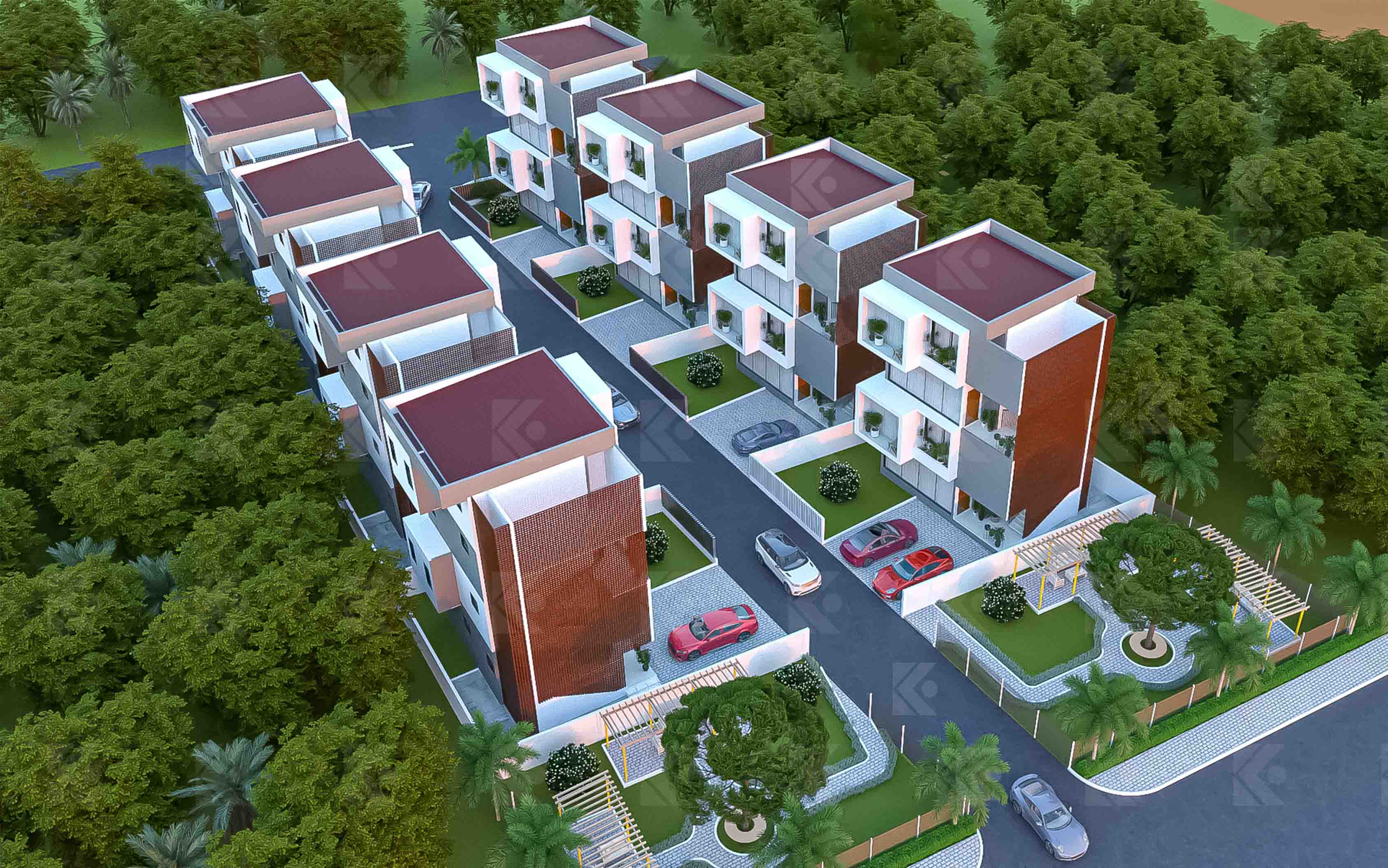 Box Apartments design concept 1