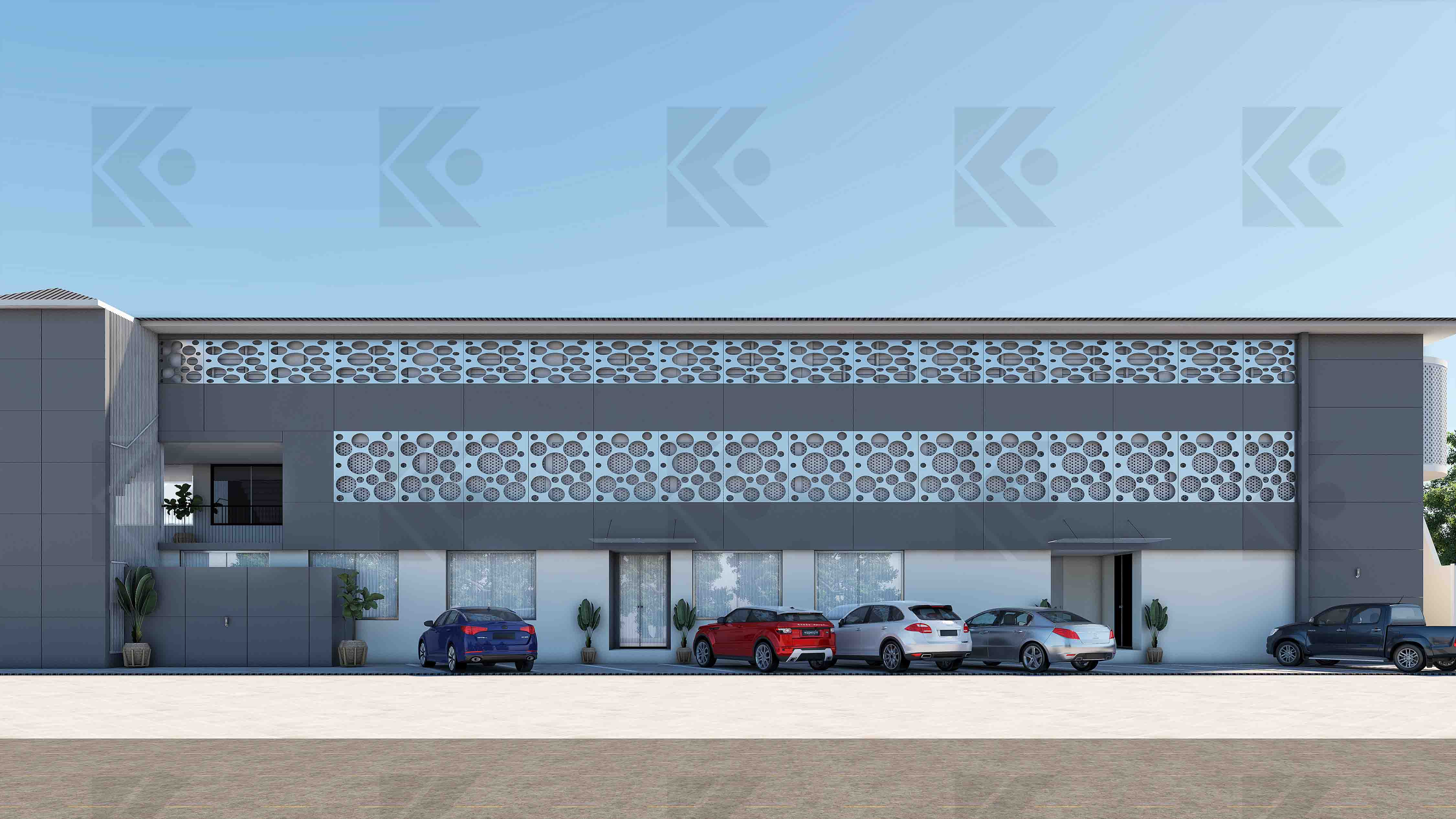 Controller & Accountant General Office Renovation design concept 2