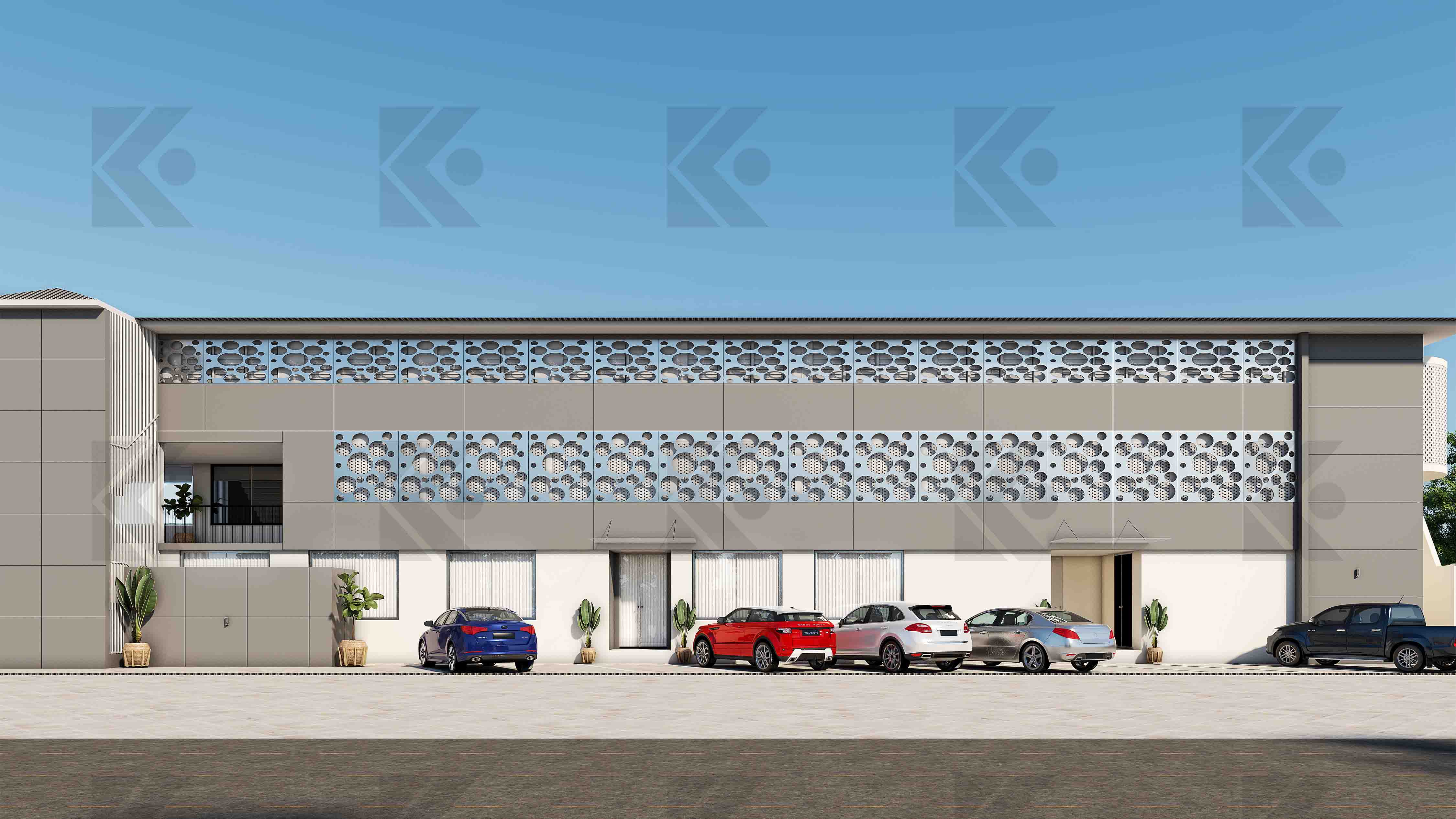 Controller & Accountant General Office Renovation design concept 4